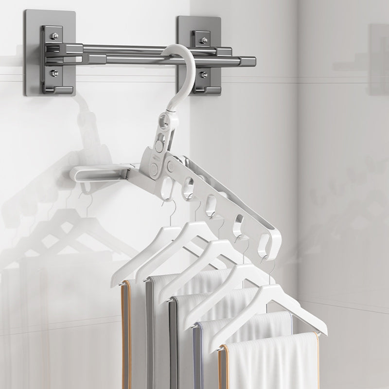 Collapsible travel hangers