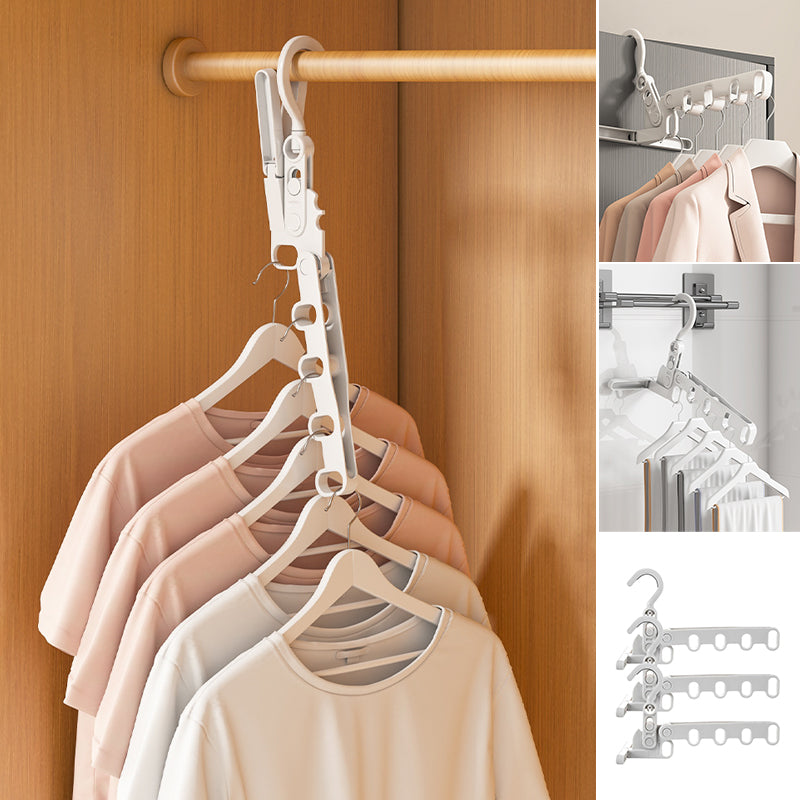 Collapsible travel hangers