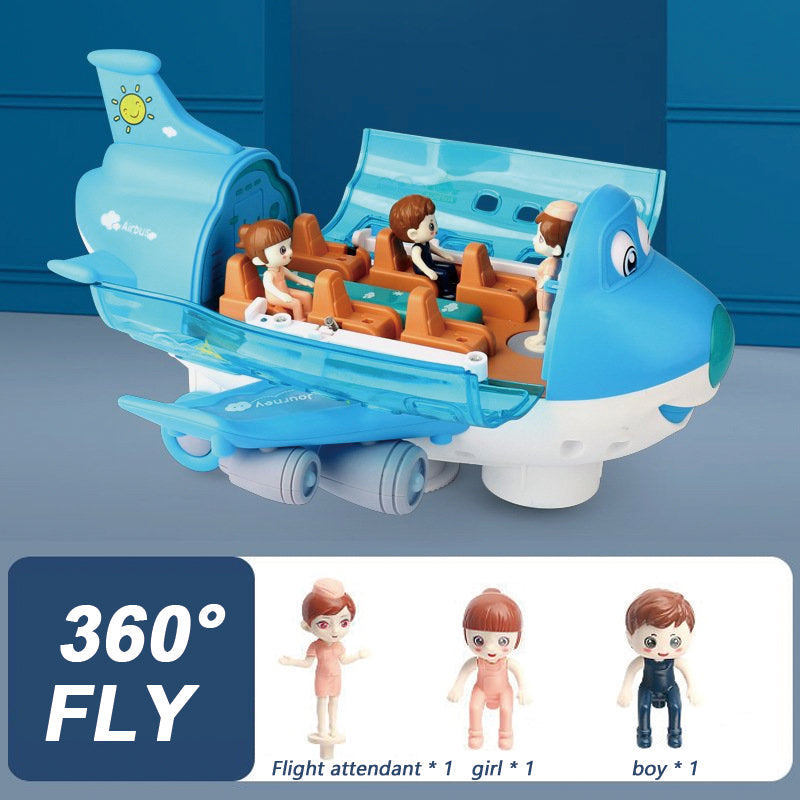 צעצוע מטוס חשמלי מסתובב ב-360 מעלות