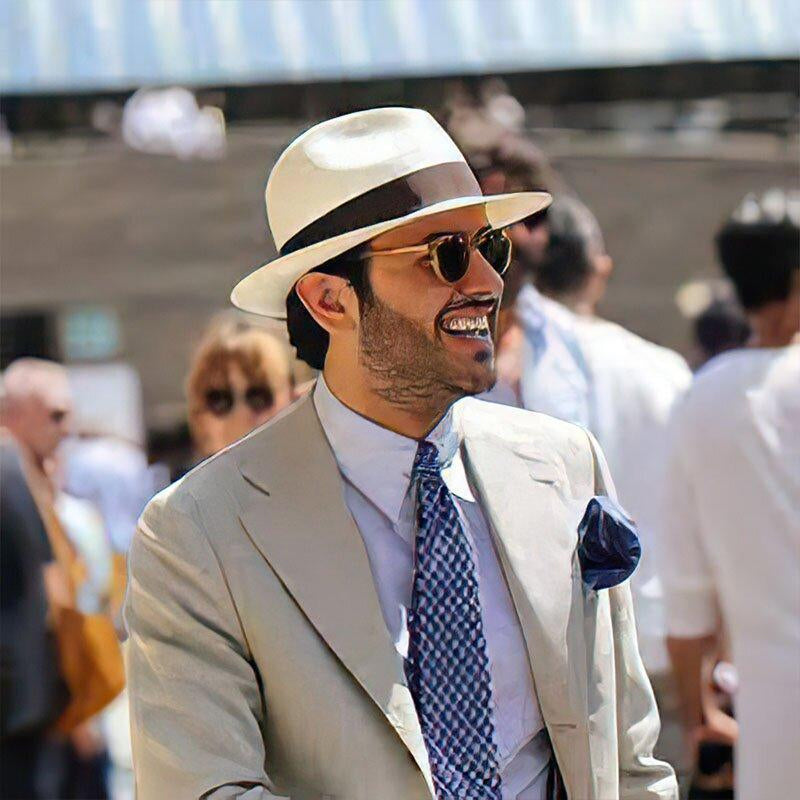 A classic sun hat with a large brim