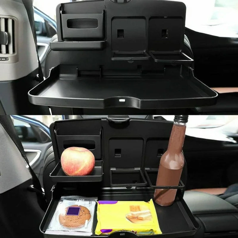 Folding dining table for the car 