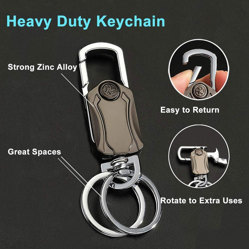 Four-in-one multi-purpose keychain 