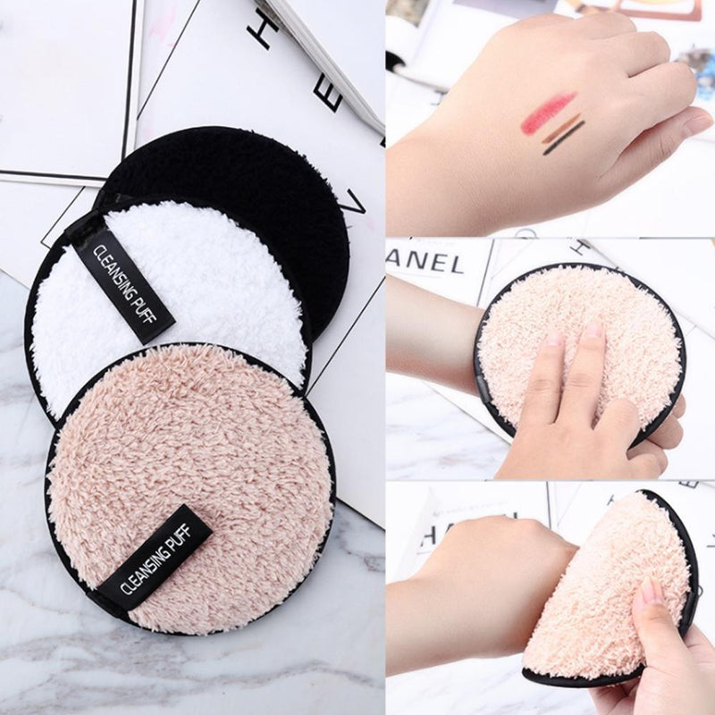 Reusable microfiber makeup remover pads