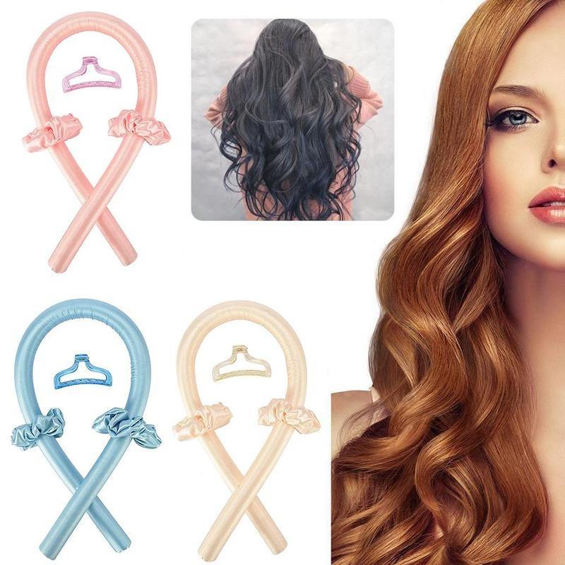Heatless hair curler ribbon kit 
