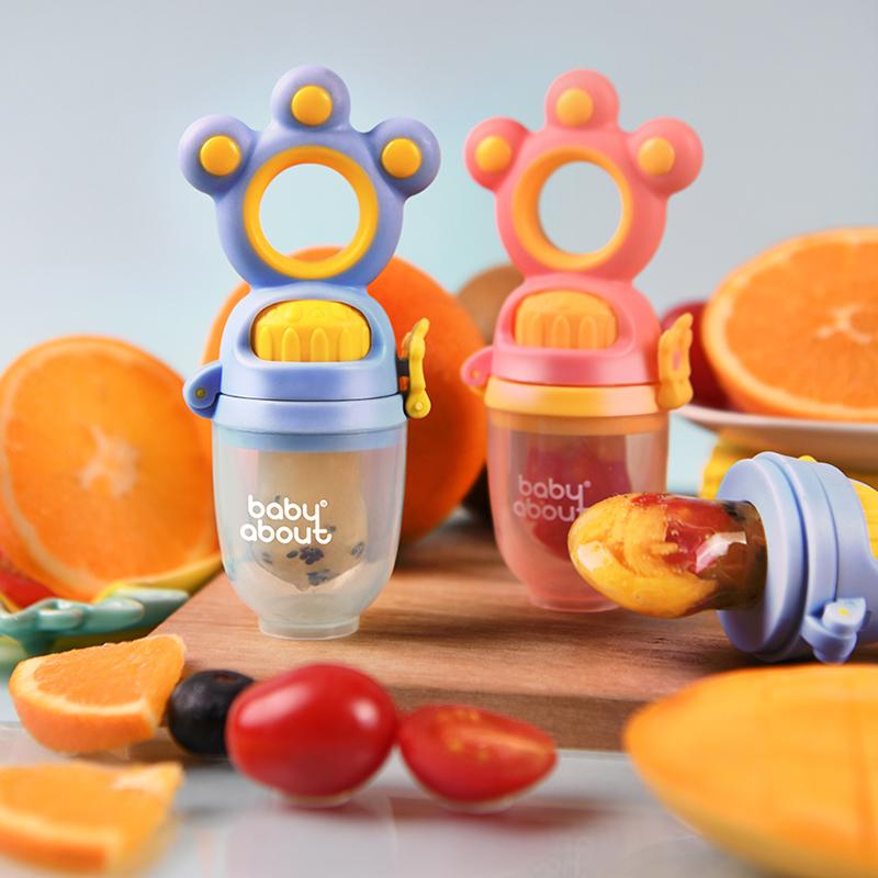 Silicone baby food feeder