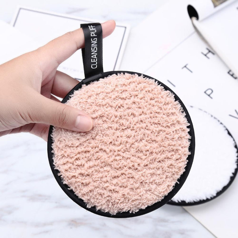 Reusable microfiber makeup remover pads