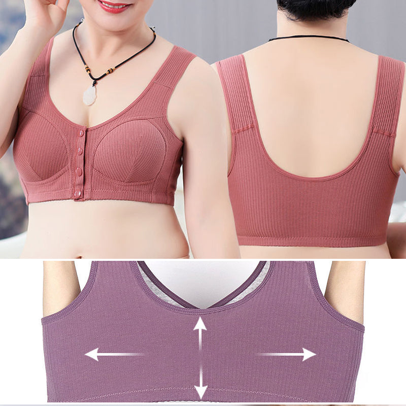 Adaptive bra with front closure for women