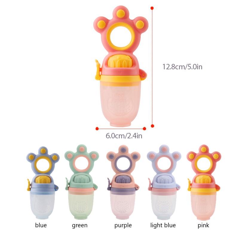 Silicone baby food feeder