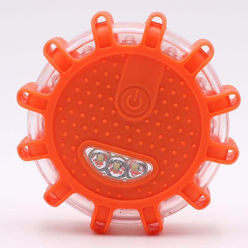 Magnetic car warning light