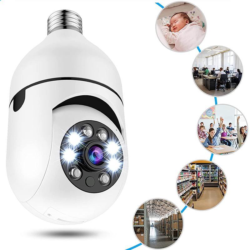 Security camera with wireless Wifi lights