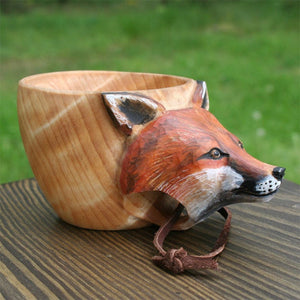 Animal handmade wooden trophy