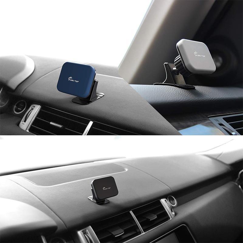 Car phone holder for the windshield
