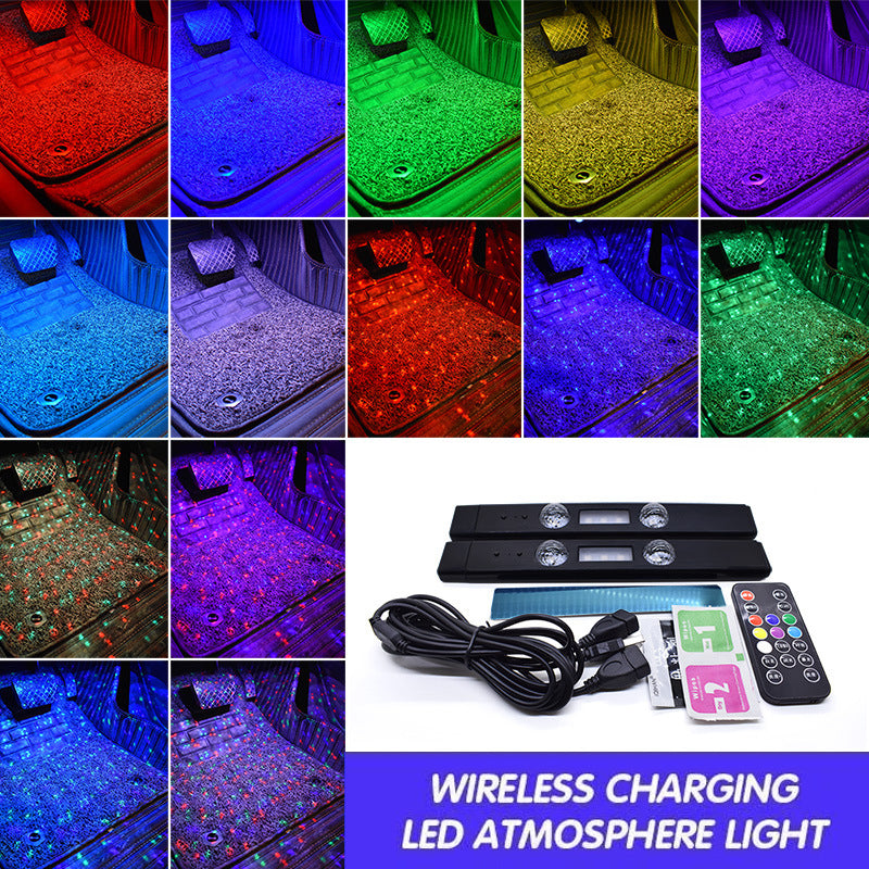 USB rechargeable colored decorative LED lights