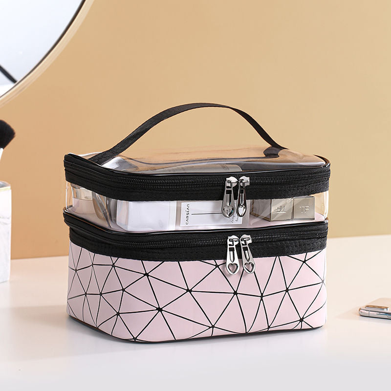 Double-layer Cosmetic Bag