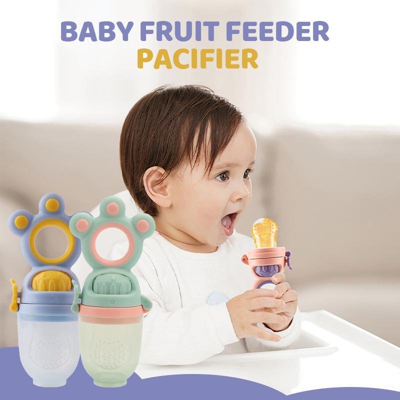 Silicone baby food feeder