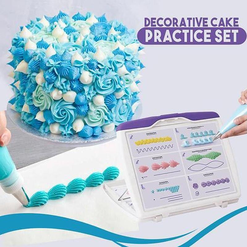 Decorative cake practice set