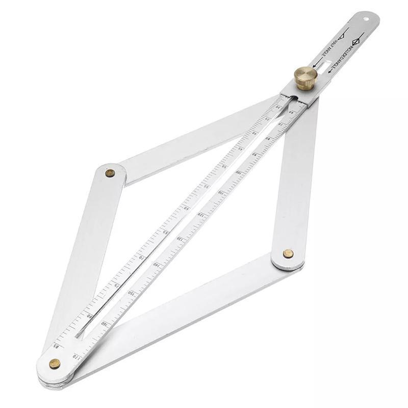 Protractor made of stainless steel 