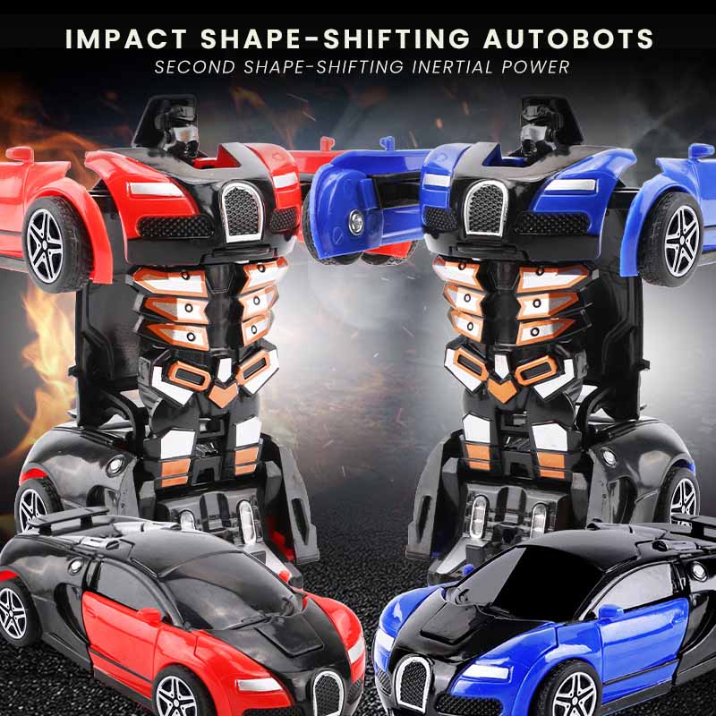 Automatic transforming robot car for kids