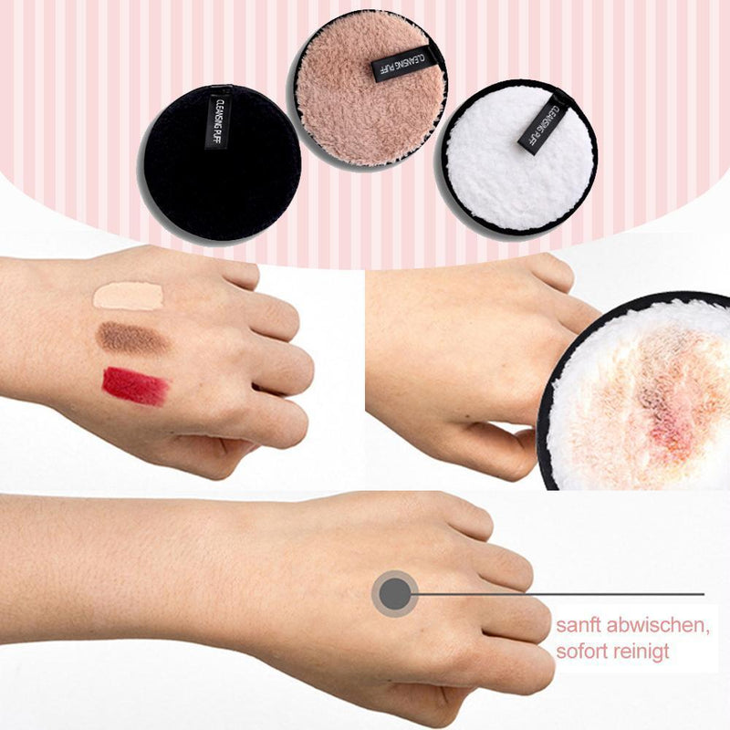 Reusable microfiber makeup remover pads