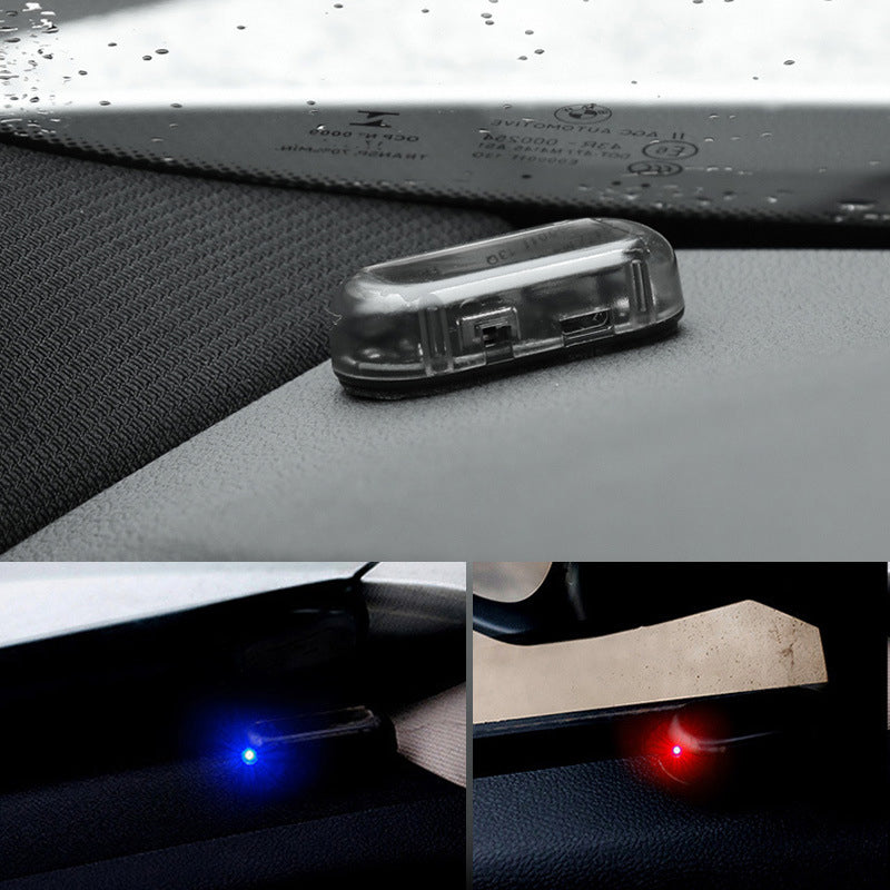 אזעקת LED מזויפת מהבהבת לרכב נגד גניבה