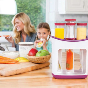 Baby food juicing station