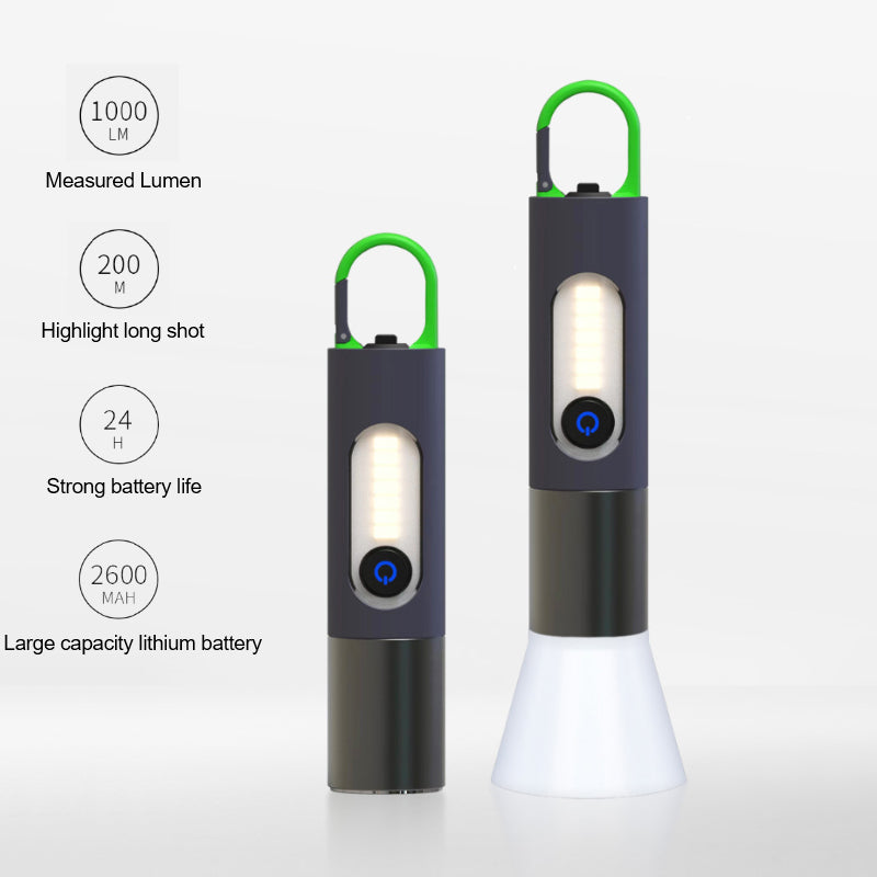 Zoomable LED flashlight