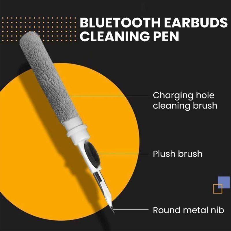 A pen for cleaning Bluetooth headphones