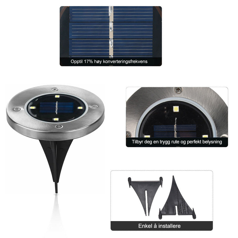 Solar LED rear light 