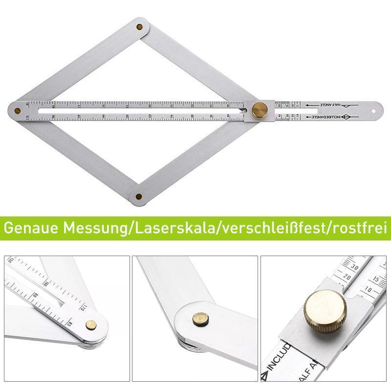 Protractor made of stainless steel 