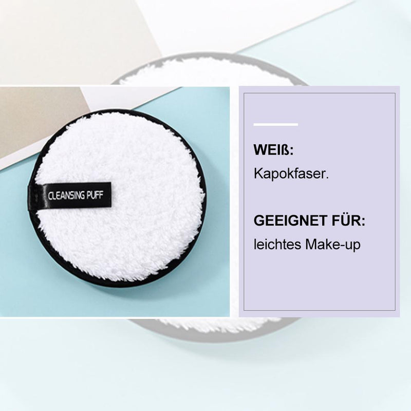 Reusable microfiber makeup remover pads