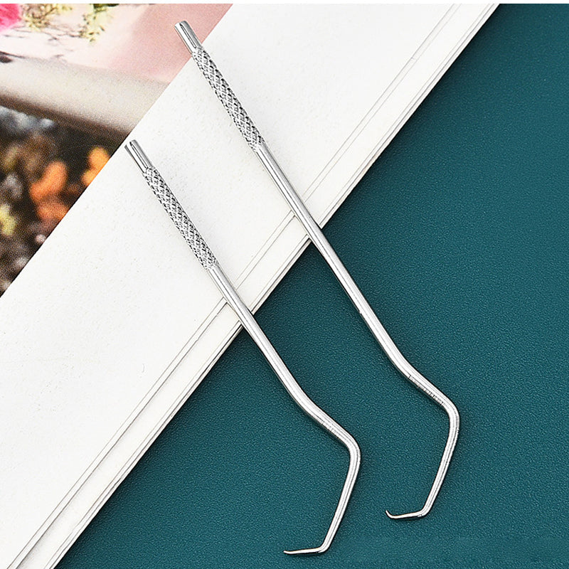 Stainless steel toothpick set