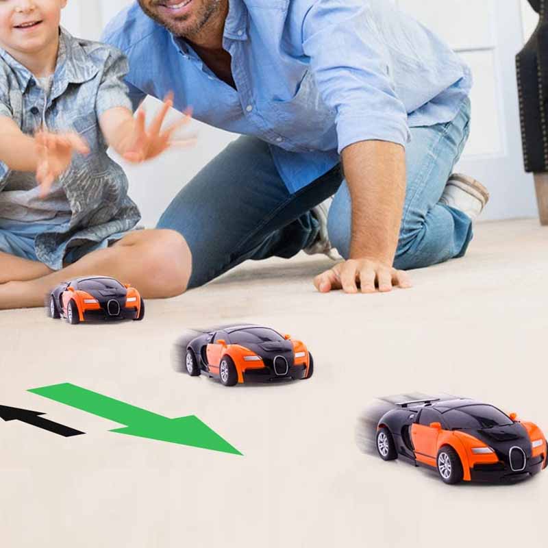 Automatic transforming robot car for kids