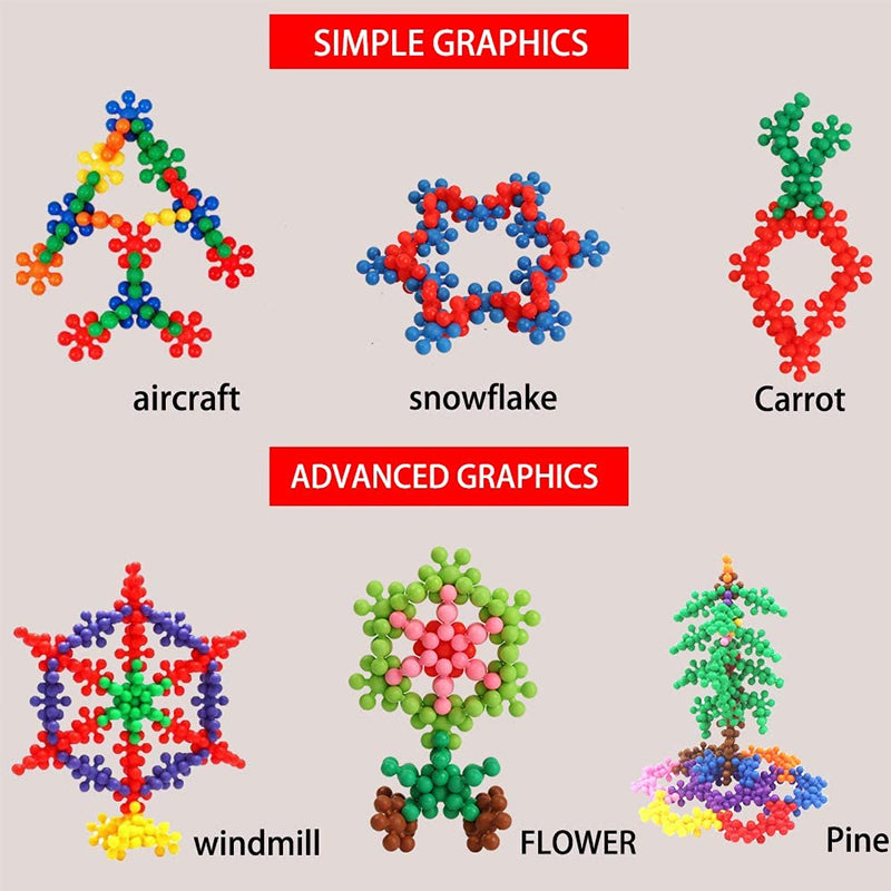 Interlocking solid plastic building blocks