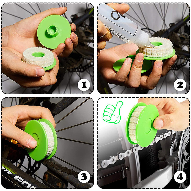 Bicycle chain care tool