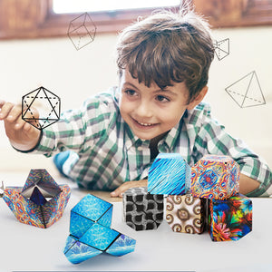 Variable magnetic magic cube