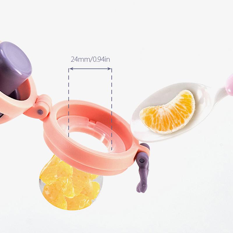 Silicone baby food feeder