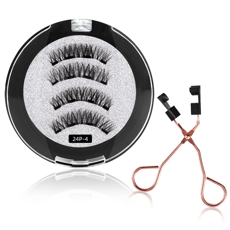 A set of magnetic eyelashes 