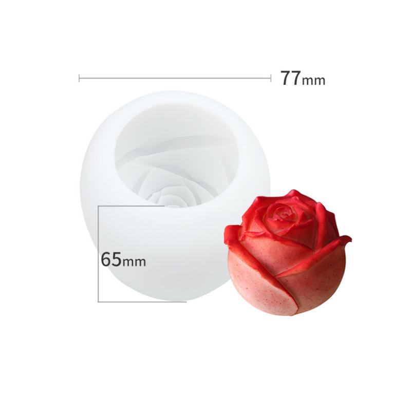 3D ice cube mold in the shape of a rose