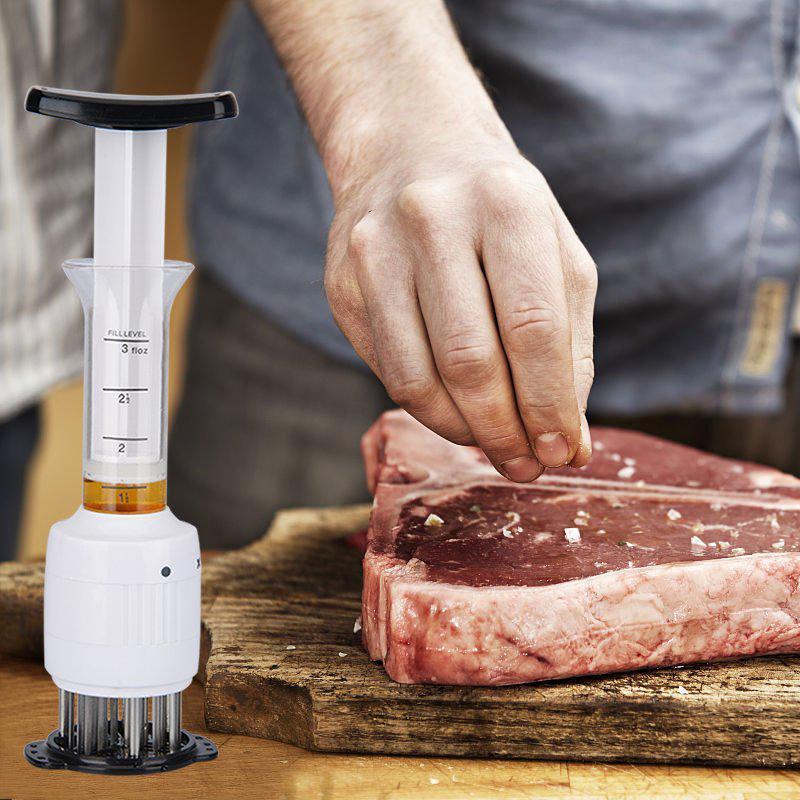 Marinade meat injector