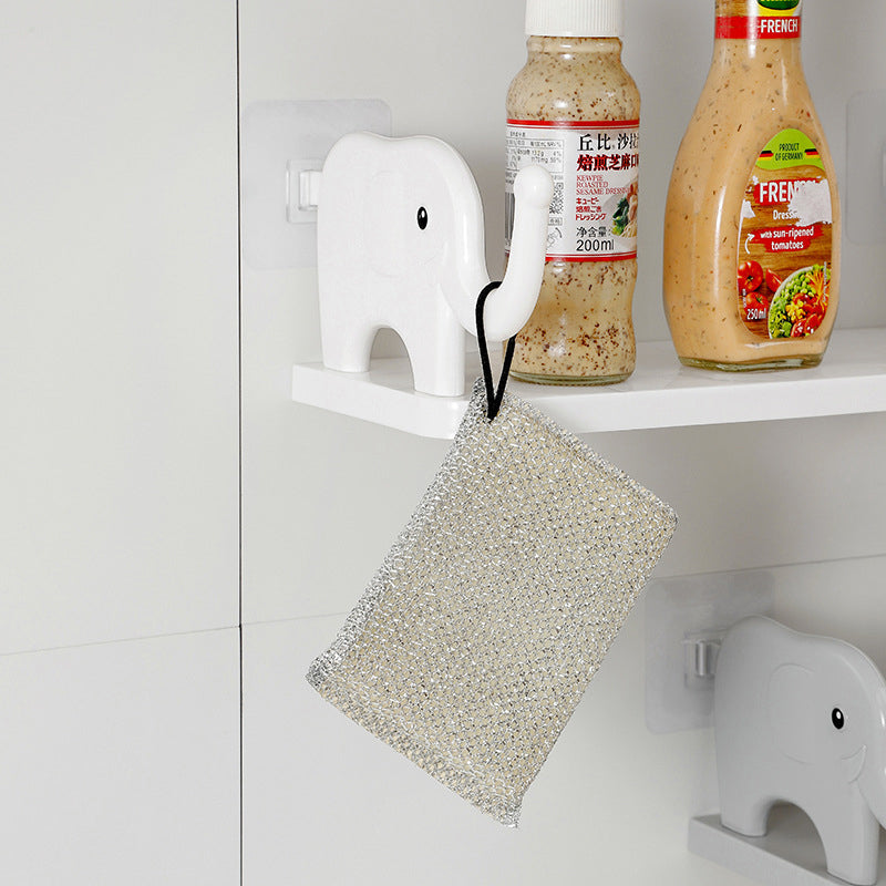 A multifunctional storage shelf in the shape of an elephant