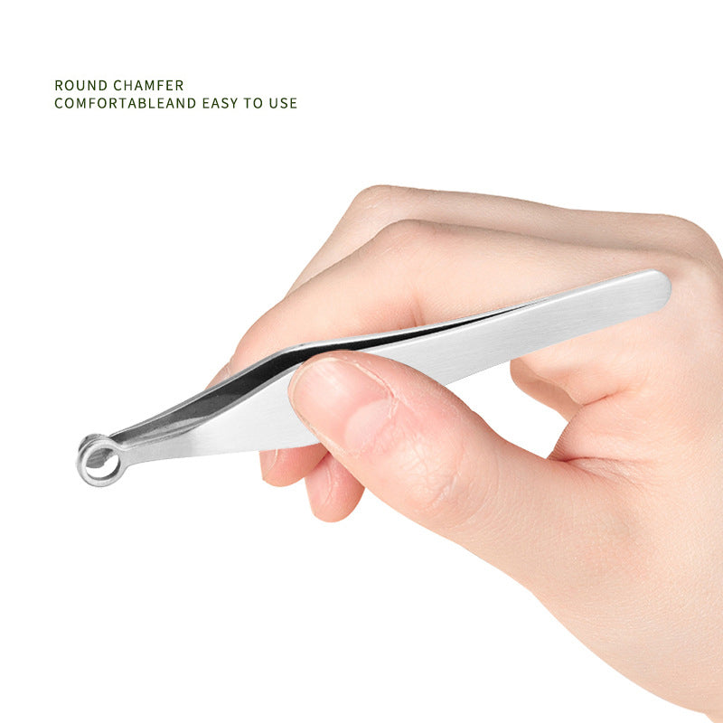 Universal tweezers for trimming nose hair