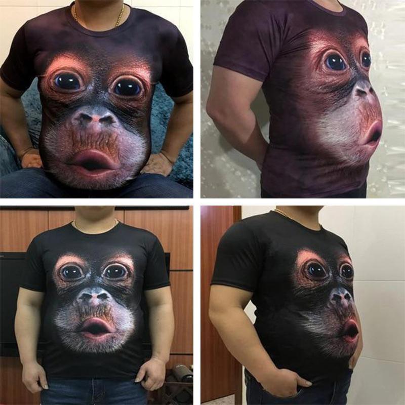 Funny 3D t-shirt with a gorilla 