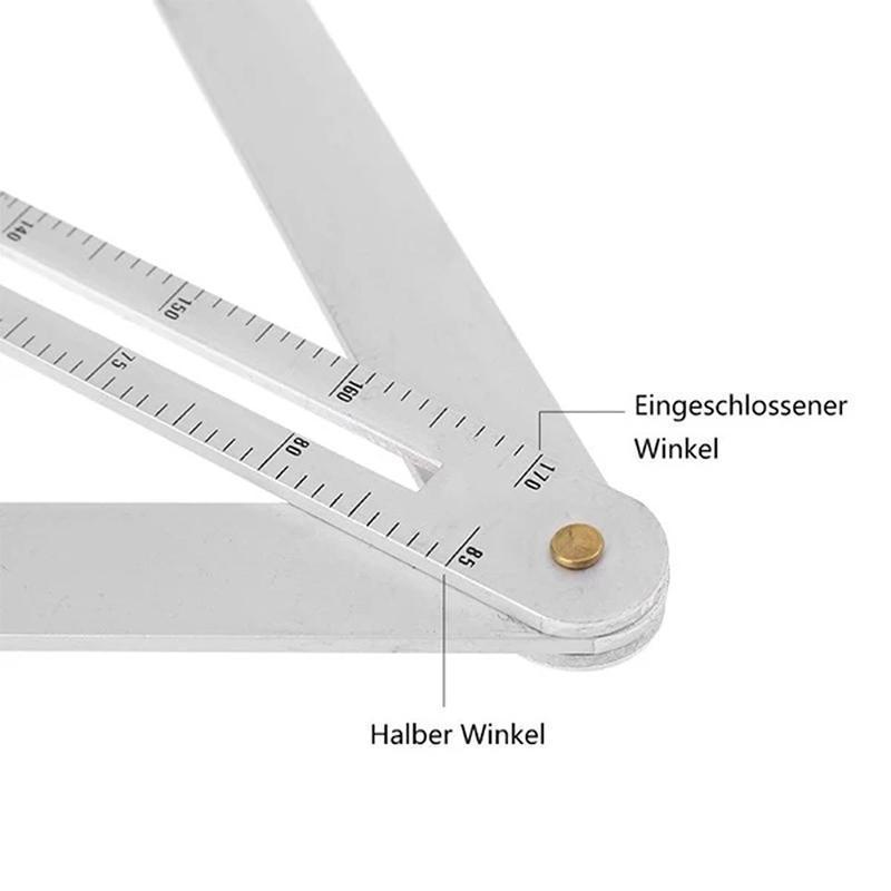 Protractor made of stainless steel 