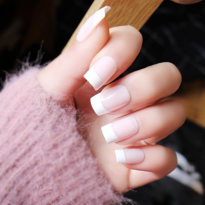 Nail tips for French manicure (100 units) 
