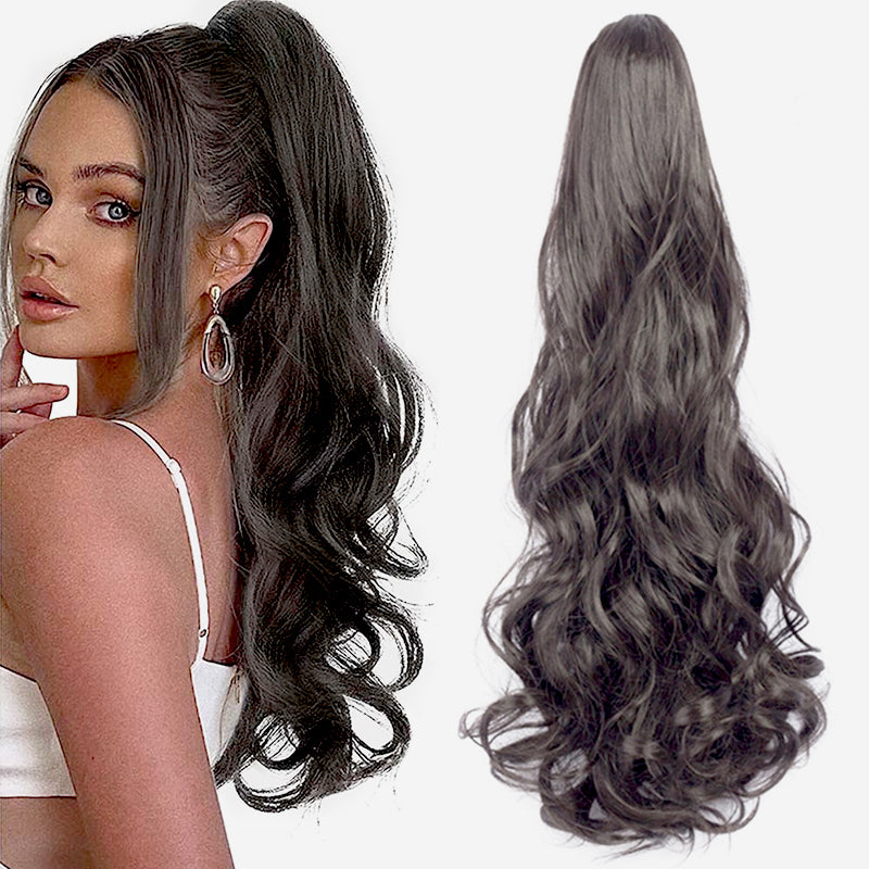 Long ponytail curly wig