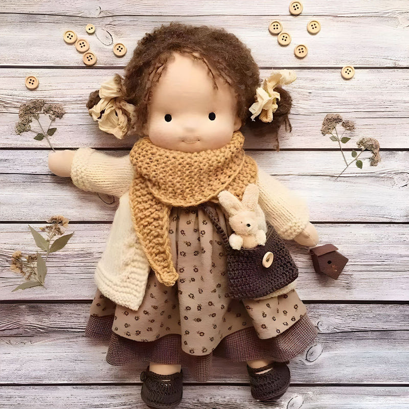 Cotton Upgraded Style: Handmade Waldorf Doll