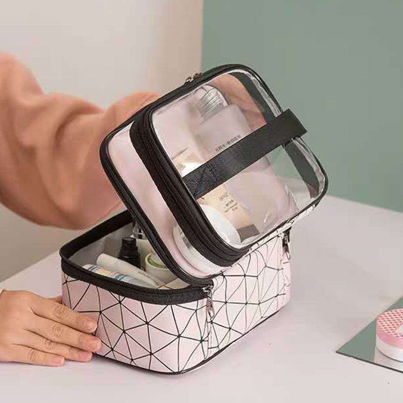 Double-layer Cosmetic Bag