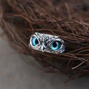Adjustable owl ring
