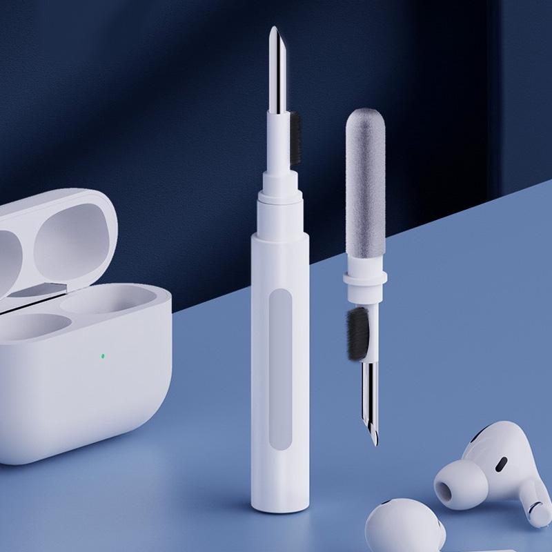 A pen for cleaning Bluetooth headphones