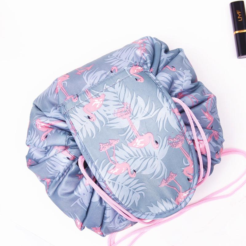 Ultimate makeup bag with drawstring